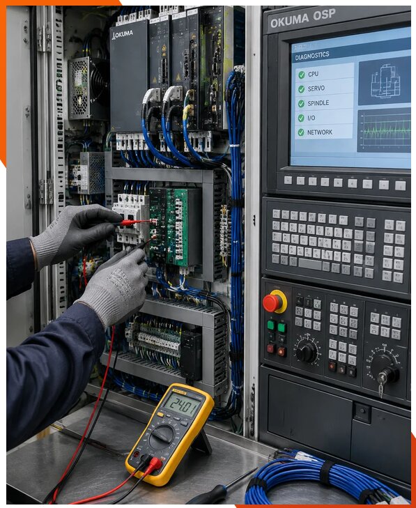 Ремонт систем ЧПУ Okuma OSP в Мончегорске